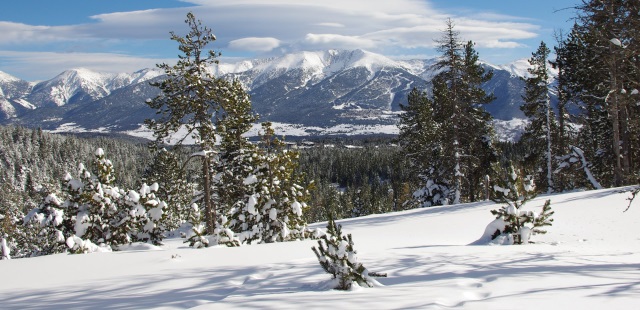 montagne enneigée