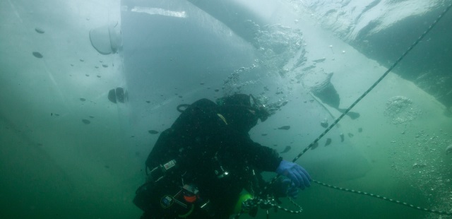 Plongée sous glace